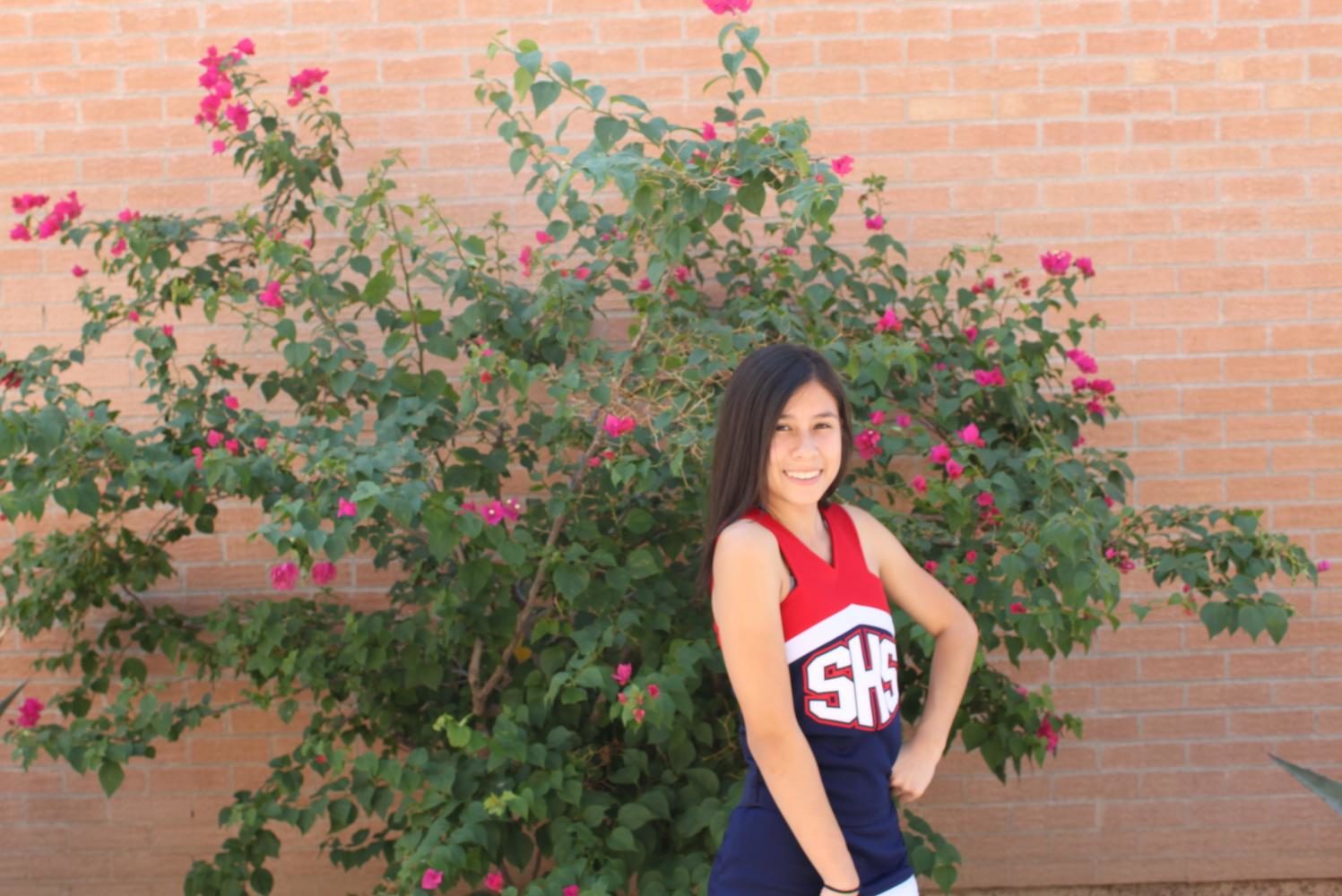 Fresh Face: Leslie Andrade on Varsity Cheer