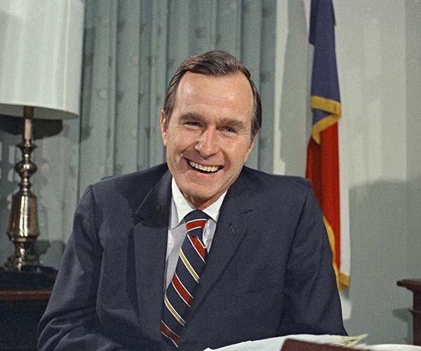 George H. Bush, newly appointed United Nations Ambassador shown Dec. 18, 1970. (AP Photo/John Duricka)