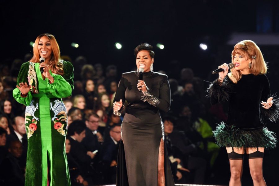 (L-R) Yolanda Adams, Fantasia, and Andra Day perform onstage during the 61st Annual GRAMMY Awards at Staples Center on February 10, 2019 in Los Angeles, California.