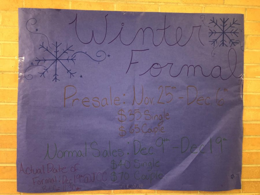 Upcoming Winter Formal Dates