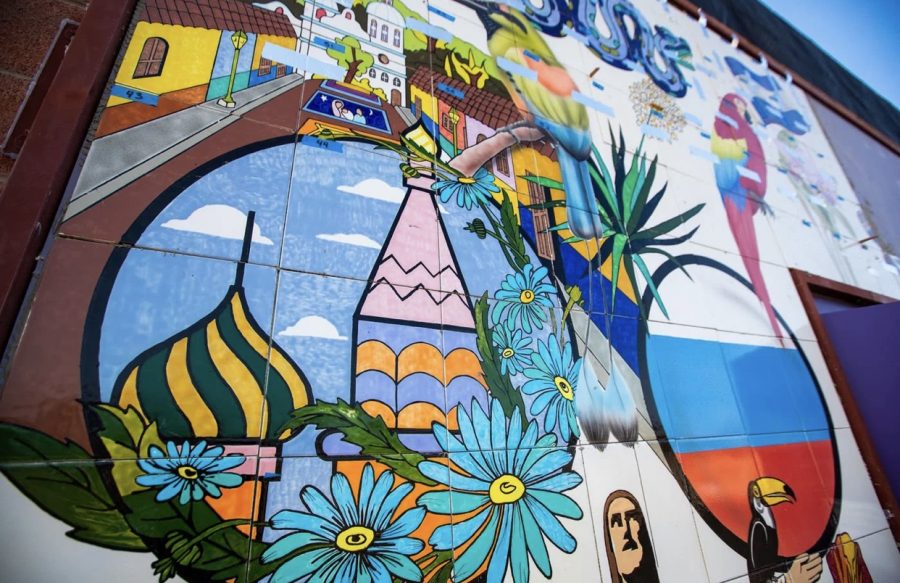 Heartwarming+Mural+Greets+Those+Arriving+at+Immigrant+Housing+Facility