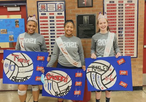 Girls Volleyball: A Senior Night To Remember