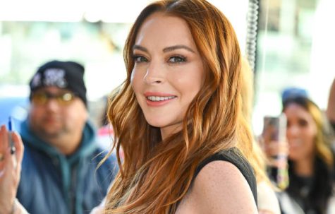 NEW YORK, NEW YORK - NOVEMBER 10: Lindsay Lohan visits The Drew Barrymore Show at CBS Broadcast Center on November 10, 2022 in New York City. (Photo by James Devaney/GC Images)