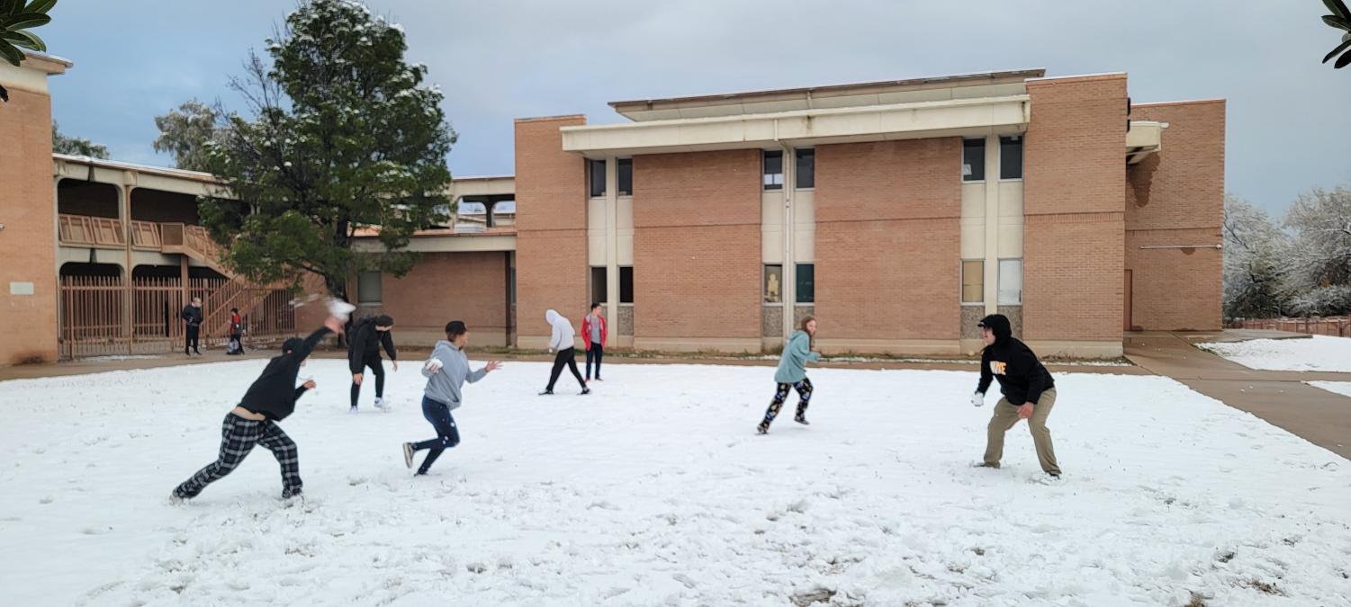 A+Snowy+Surprise+for+Sahuaro+Students+and+Staff