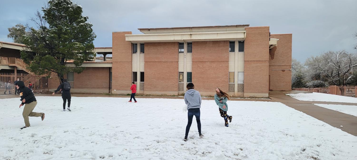A+Snowy+Surprise+for+Sahuaro+Students+and+Staff