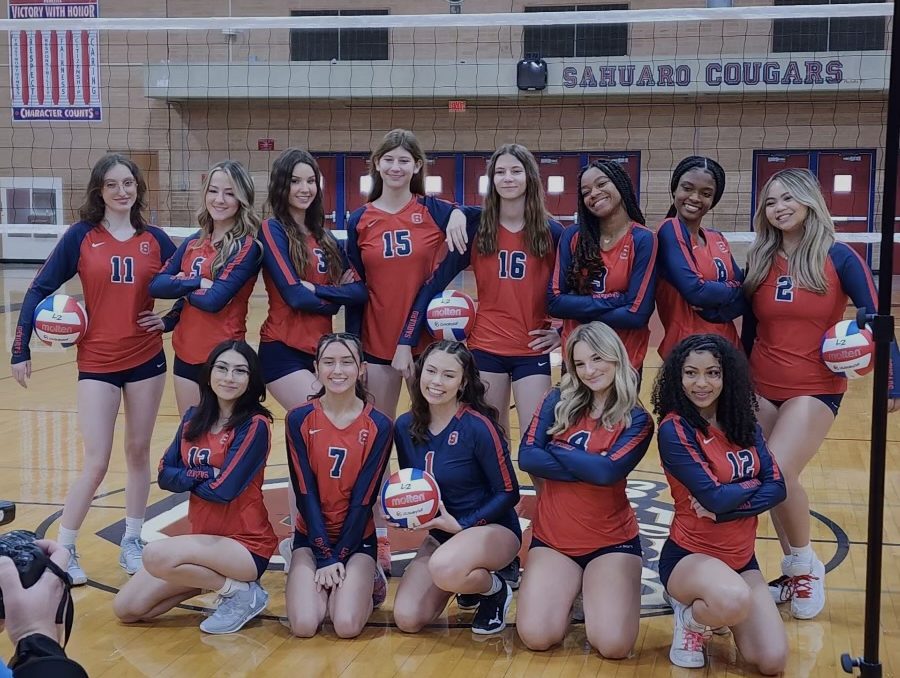 Sahuaro+Girls+Volleyball+Varsity+Team%3A+First+Scrimmage+Of+2023%21
