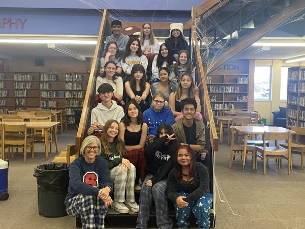 Book Club shows out for pajama day!